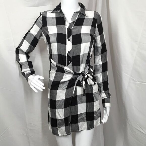 Love, Fire Check Button Down Mini (F12) - Picture 1 of 4